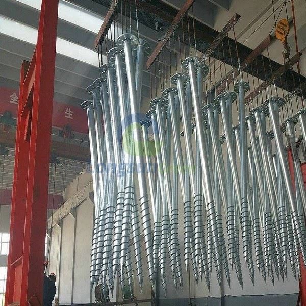 ground screw pile production