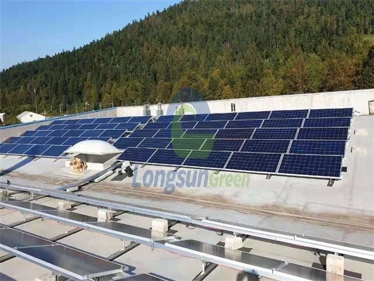 Tripod Solar Flat Roof Mouting System factory
